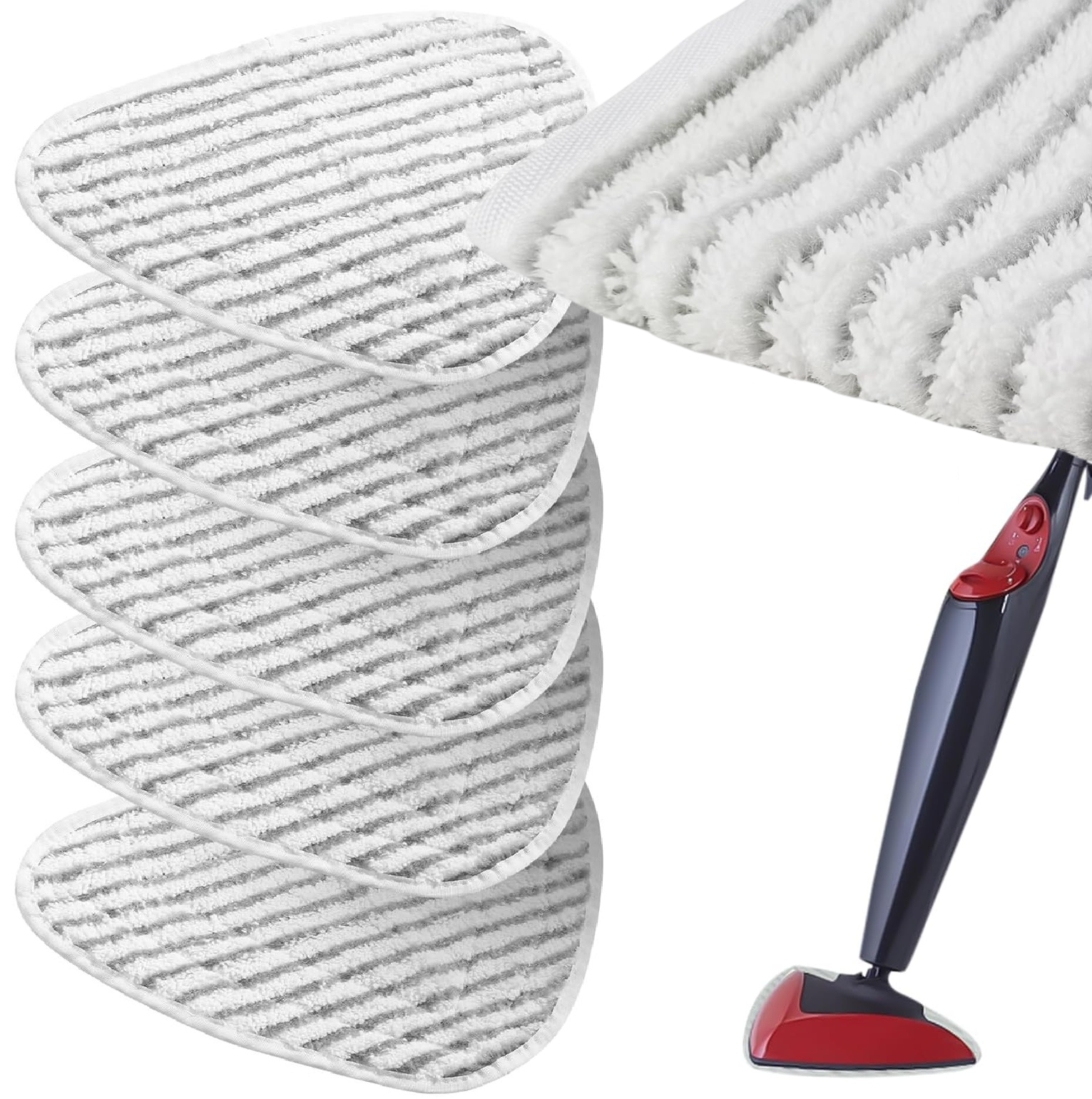 Wkład do Mopa Vileda Steam MAT-T-511 5 szt. Parowego Płaskiego Końcówka Nakładka Zapas - Henryx24