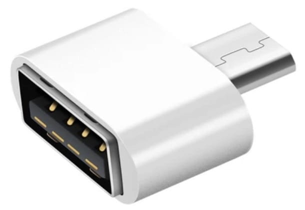 Adapter mikro USB na USB gniaz AK53B OTG Biały - Henryx24