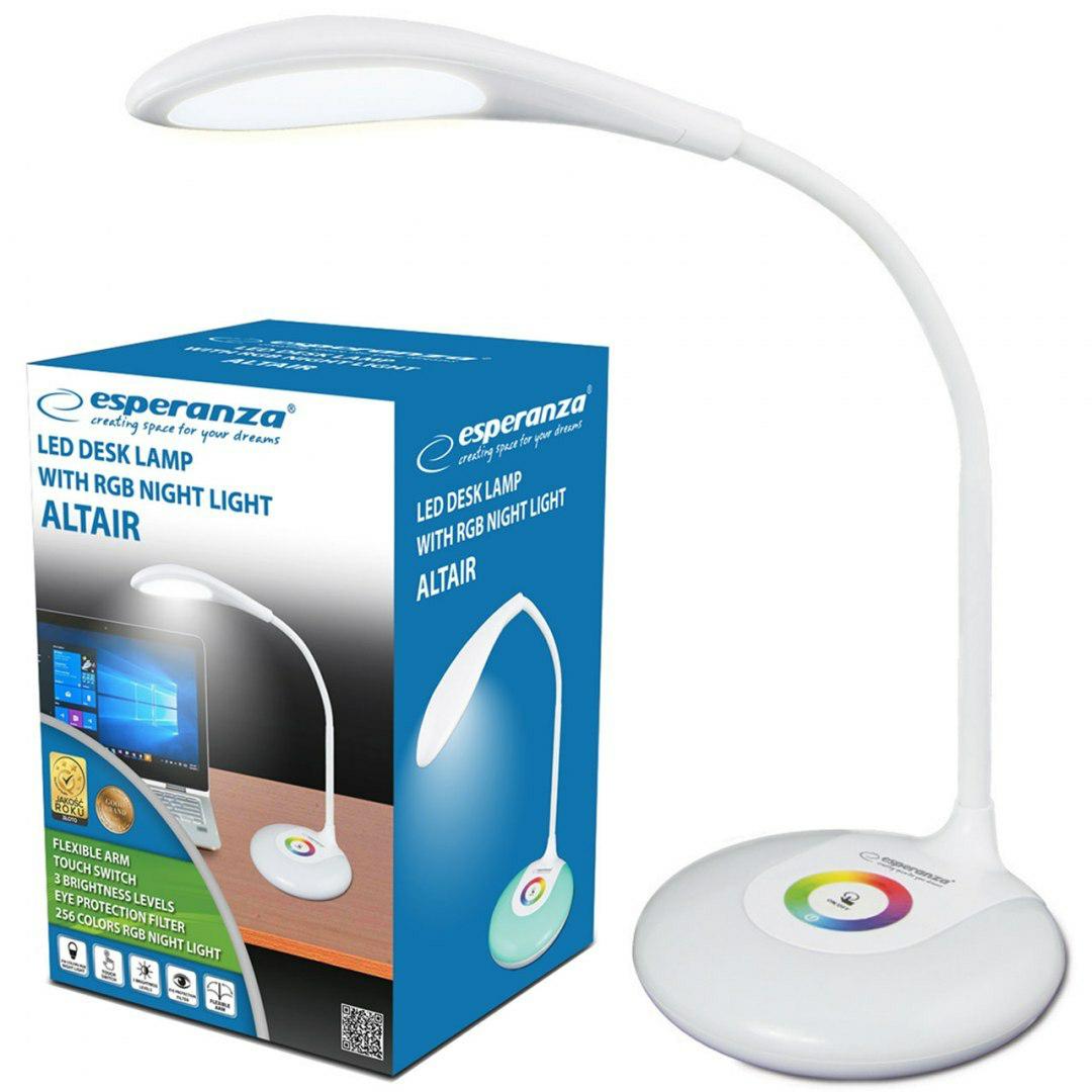 ESPERANZA Lampka Biurkowa ELD102 ALTAIR RGB 246 KOLOR - Henryx24