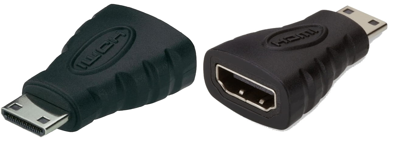 Adapter mini HDMI na HDMI gniazdo HD27 - Henryx24