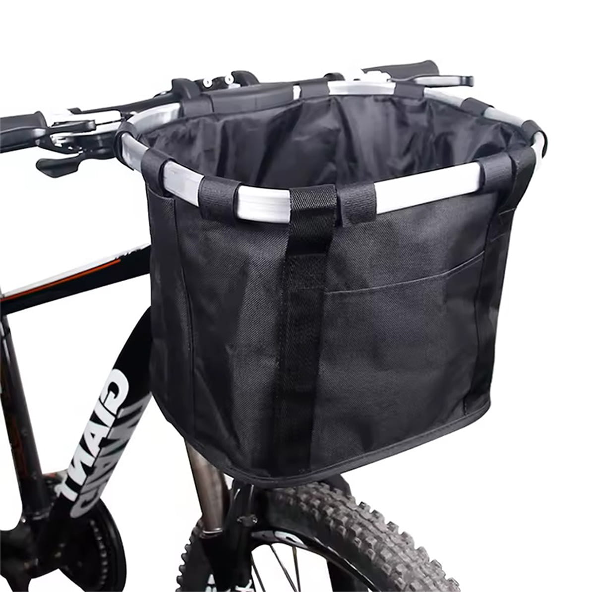 Kosz rowerowy na kierownicę RW31 czarny - Henryx24