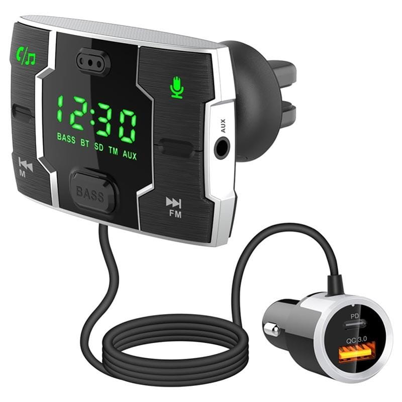 Transmiter FM BLUETOTH LCD BC75 TRA000024 - Henryx24