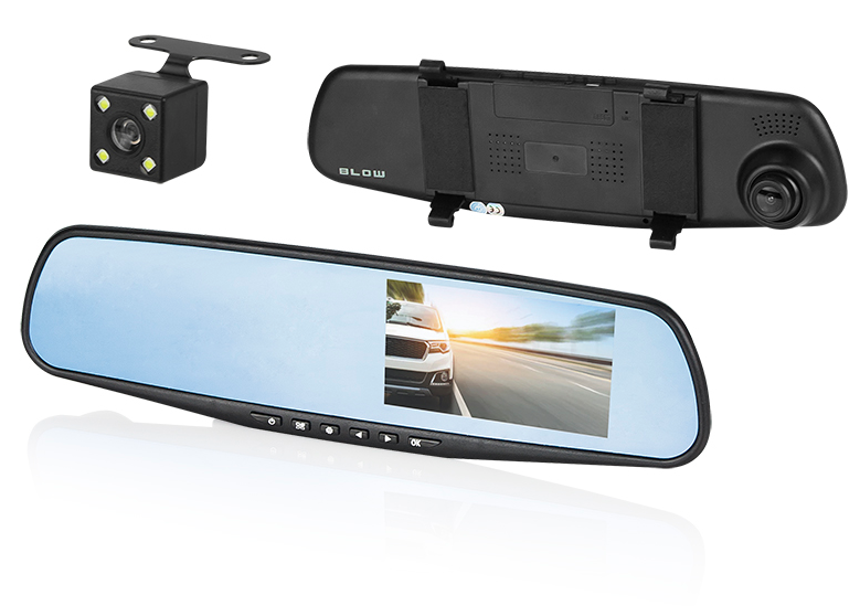 BLOW Kamera Samoch LUSTERKO 78-528 F600 lusterko +kamera cofania - Henryx24