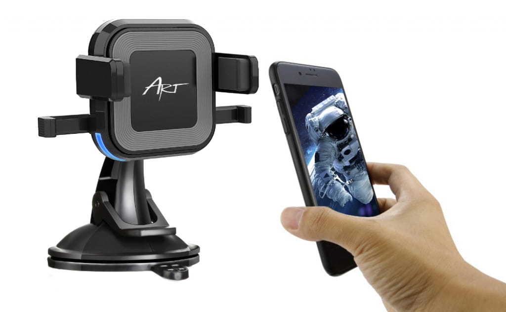 ART Uchwyt Samochodowy +ładowarka AX30 indukcyjna RAMART AX-30 - Henryx24