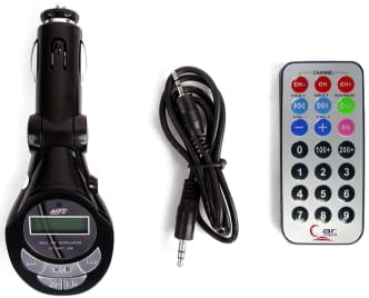 Transmiter Samoch LCD OG15 OG15B SD/MMC czarny + pilot - Henryx24