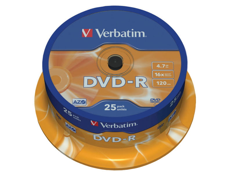 Verbatim DVD-R x16 4,7GB DATA c-25 43830 - Henryx24