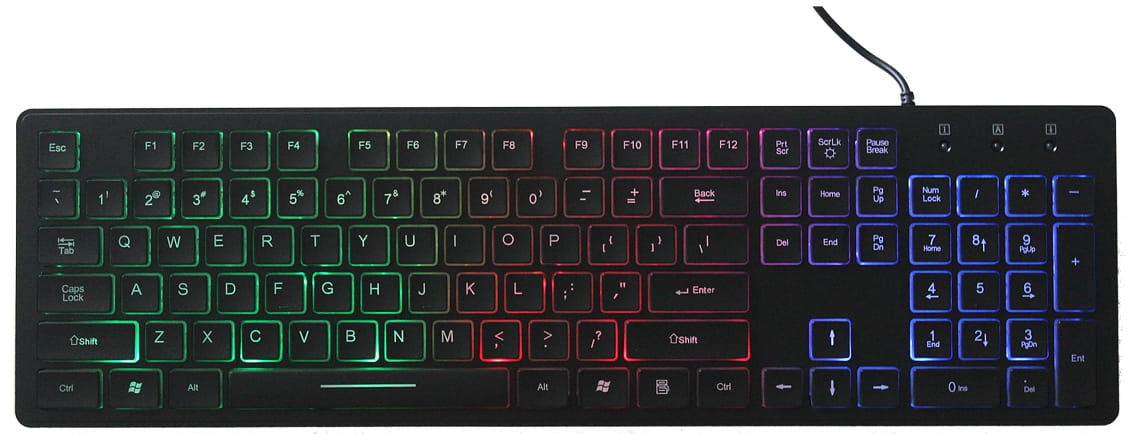 ART Klawiatura USB AK20 podświetlana podświetlana - Henryx24