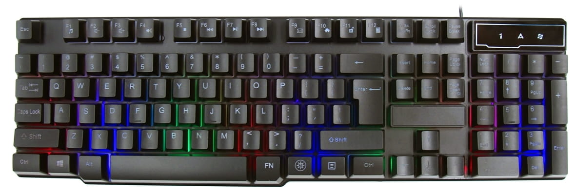 VARR Klawiatura membranowa RGB 44842 - Henryx24