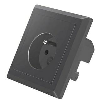 LANBERG gniazdo podtynkowe +2xUSB czarny 2x2,1A z27186 - Henryx24