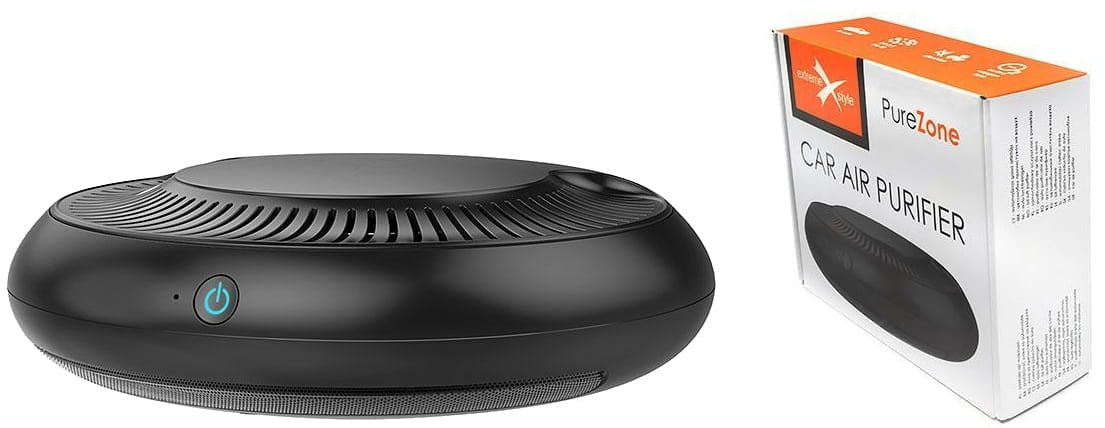 Samochodowy Oczyszczacz powietrza CAP1 jonizator, lampa UV, czujnik zapachów - Henryx24