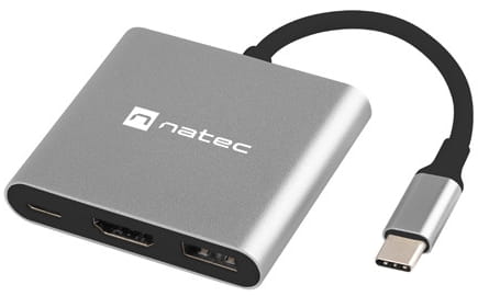 NATEC USBC na HDMI+USBC+USB Z29817 MULTIPORT NMP-1607 - Henryx24