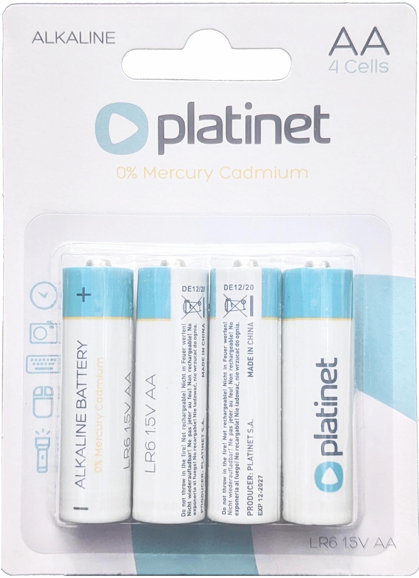 PLATINET Bateria R6 AA op-4 BLISTER LR06 PMBLR064B 42464 - Henryx24