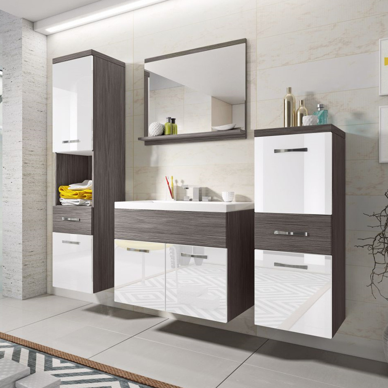 Zestaw meble łazienkowe z umywalką ABBA