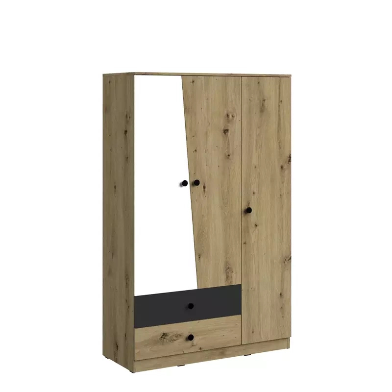 Duża trzydrzwiowa szafa młodzieżowa MONACO