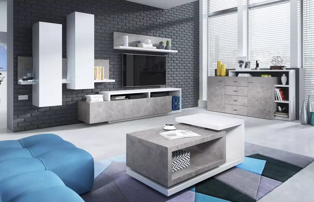 Industrialne meble TABU beton Colorado