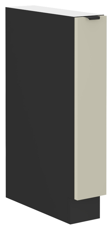 Szafka kuchenna z koszem CARGO 15 cm ANES kaszmir