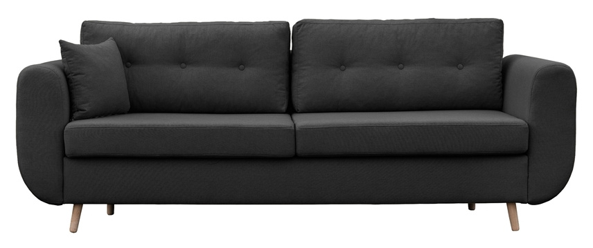 Sofa rozkładana do salonu z funkcją spania AURA sprężyny bonell