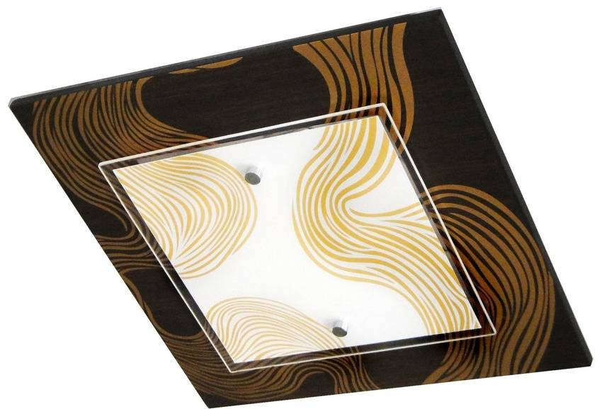 Czarna lampa sufitowa plafon do salonu Morena