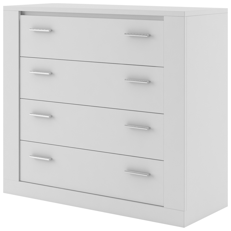 Biała komoda z szufladami do sypialni 100 cm ARTI