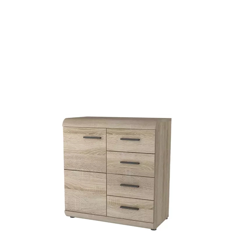 Komoda z szufladami 80 cm dąb sonoma LIBRA