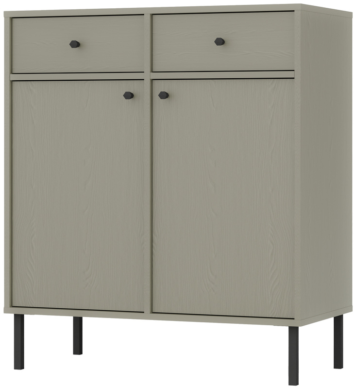 Wysoka komoda do salonu 84 cm z szufladami TOKEN