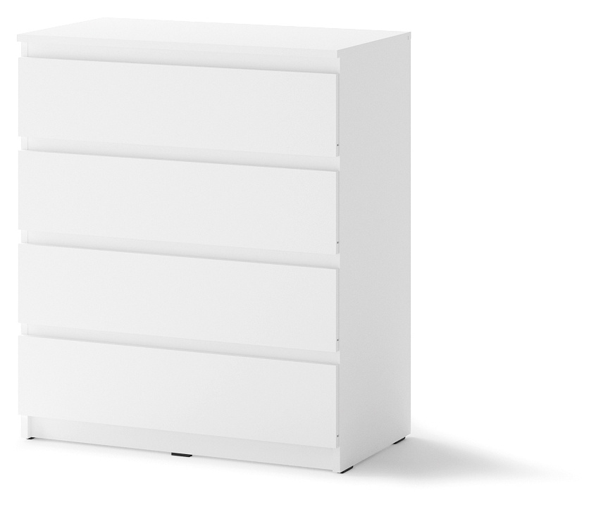 Biała komoda z szufladami do sypialni IDEA