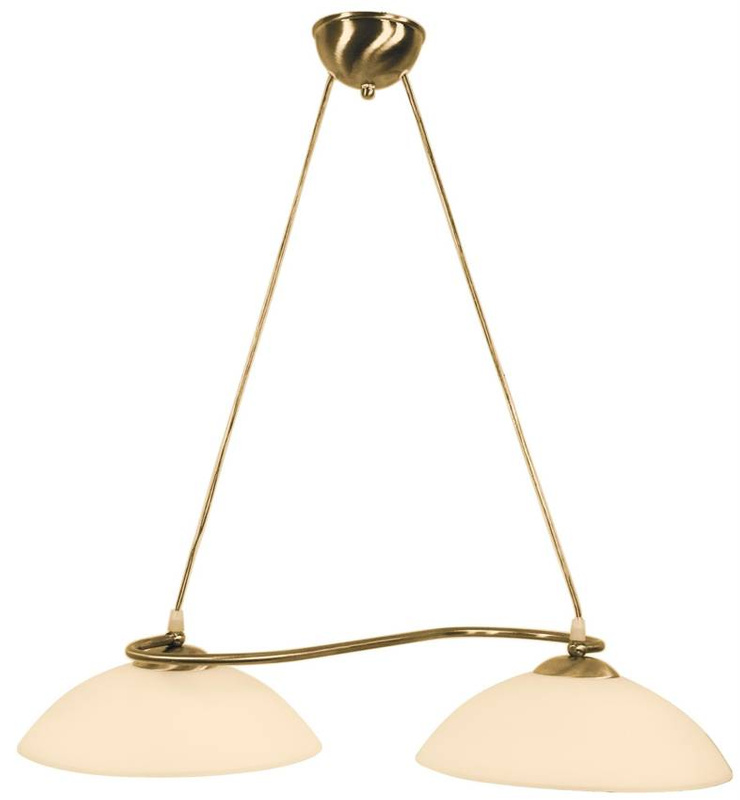 Patynowa lampa wisząca z regulacją wysokości do salonu LIDO 1-punktowa