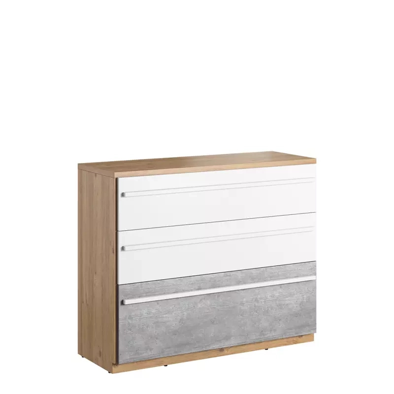 Młodzieżowa komoda z szufladami 110 cm PLANO