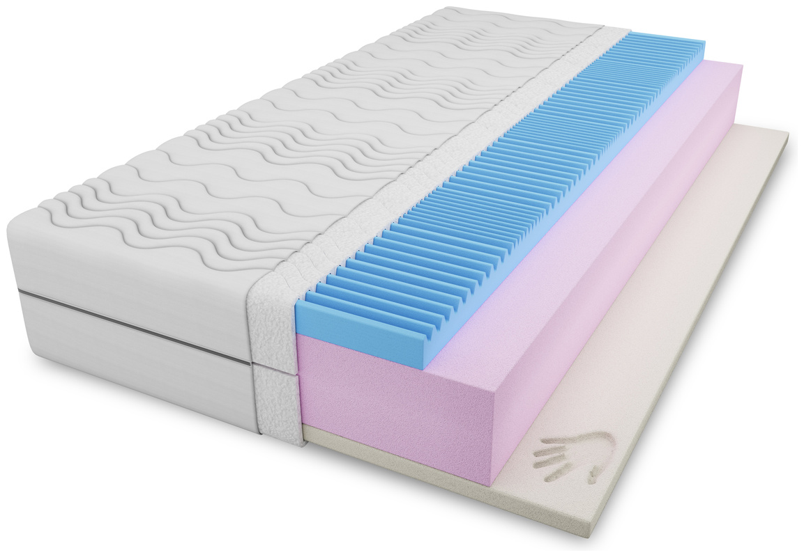 Materac piankowy 100x200 cm ZEUS pianka visco