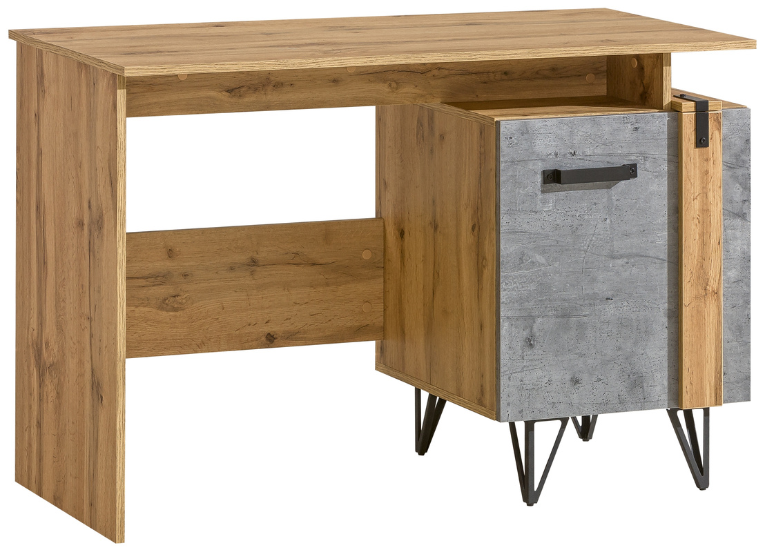 Loftowe biurko kumputerowe z szafką 120 cm LOSTI