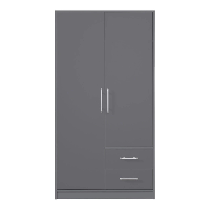 Nowoczesna szafa z drążkiem na wieszaki 100 cm szuflady SEVAS