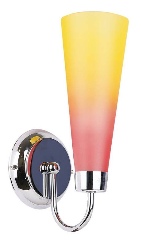 Wielokolorowy kinkiet ścienny vintage do salonu BALENO szkło E27 IP20