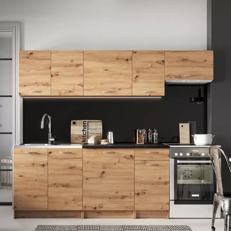 Kuchnia loftowa dąb artisan MELA