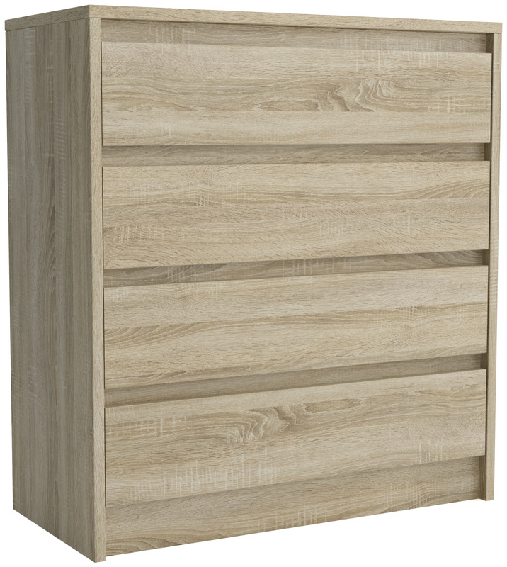 Nowoczesna komoda 75 cm z szufladami dąb sonoma ARTEGO
