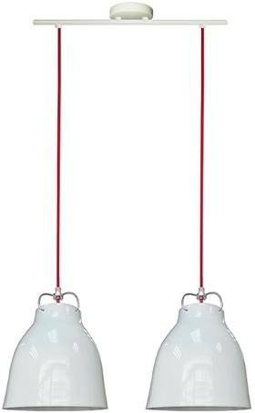 Biała lampa wisząca loft do salonu PENSILVANIA metal E27