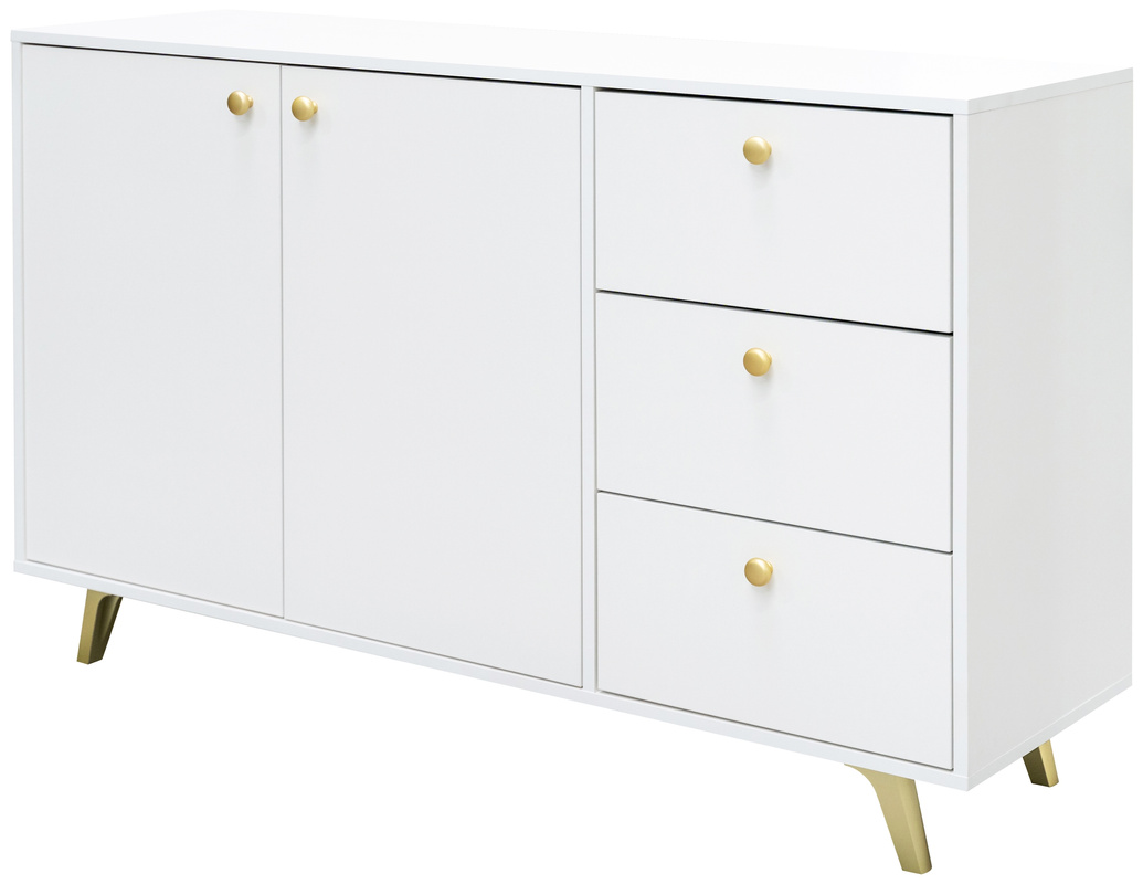 Pojemna nowoczesna komoda z szufladami 140 cm SELMA