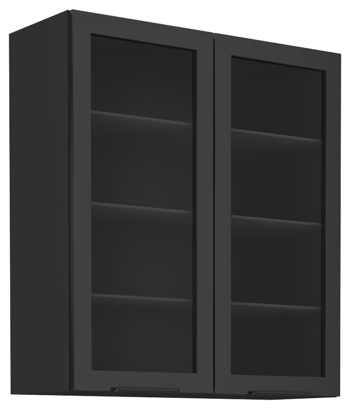 Wisząca narożna szafka kuchenna 80 cm ANES