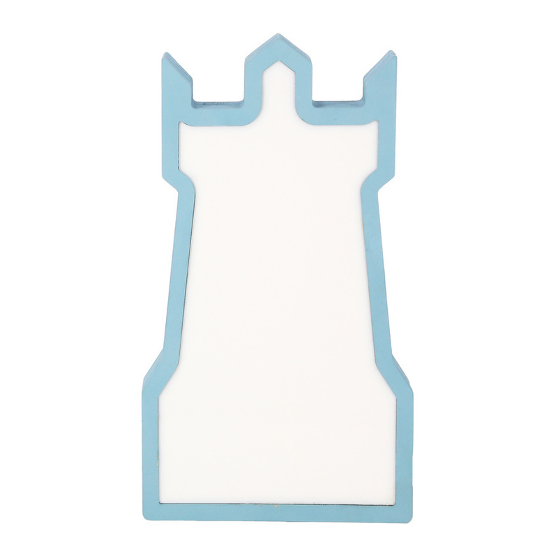 Niebieska lampka stołowa LED dla dziecka do pokoju TOWER