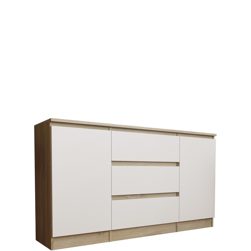 Nowoczesna komoda 140 cm z szufladami do salonu AMPARO