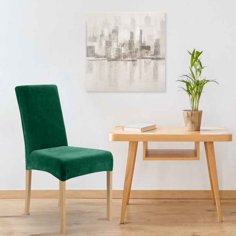 Pokrowiec na krzesło wodoodporny 35x30x55 cm ciemnozielony LUNEO