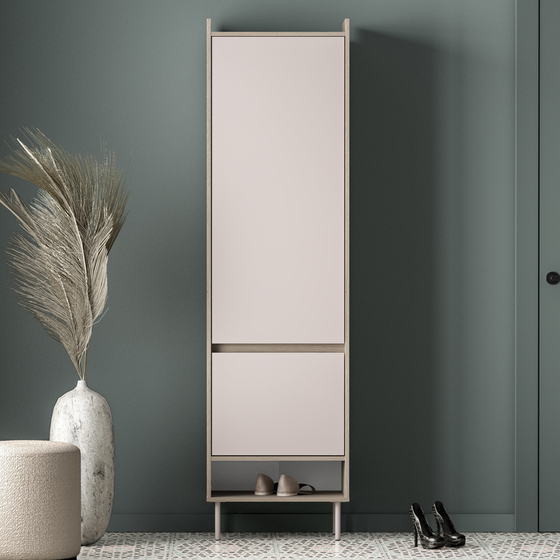 Szafa do przedpokoju z drążkiem VOCO kaszmir