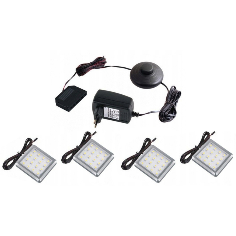 Oświetlenie podszafkowe LED SQUARE 4 niebieski