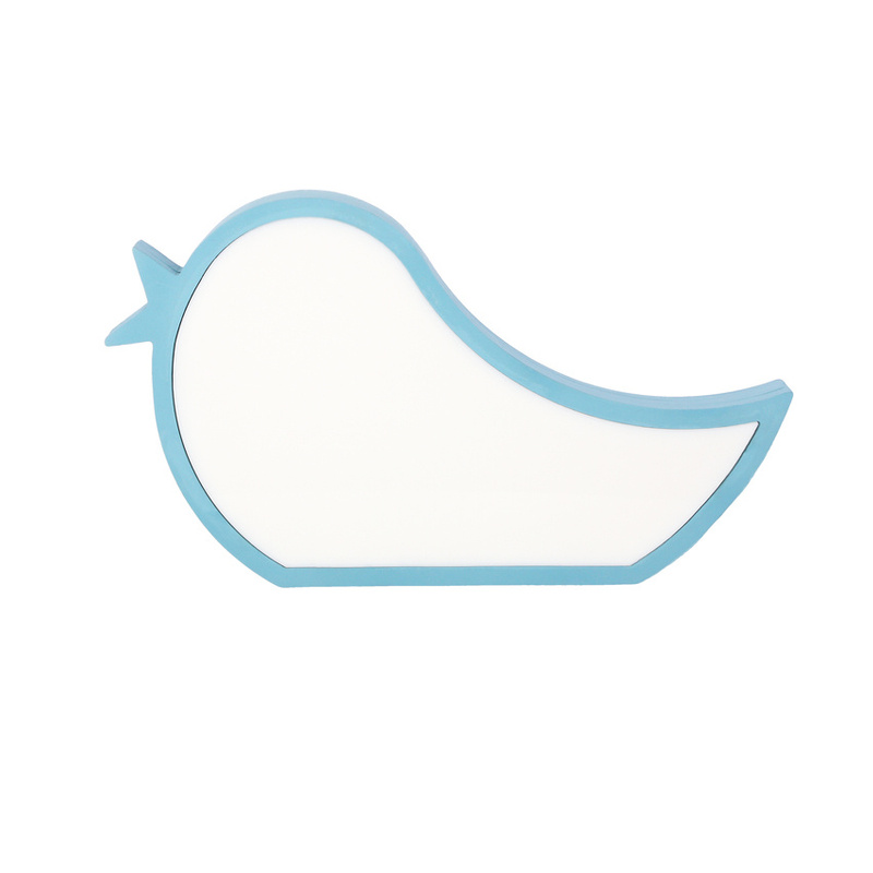 Niebieska lampa stołowa LED dla dziecka do pokoju BIRD IQ Kids