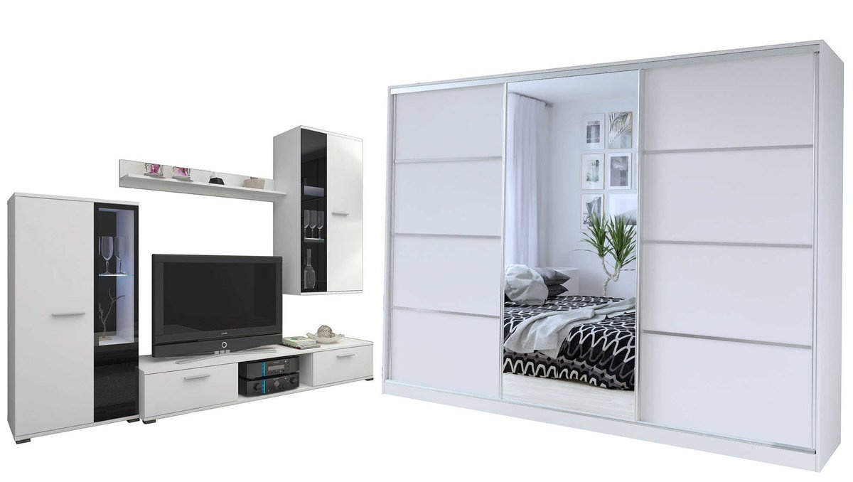 Meblościanka z szafą TOP 280 cm