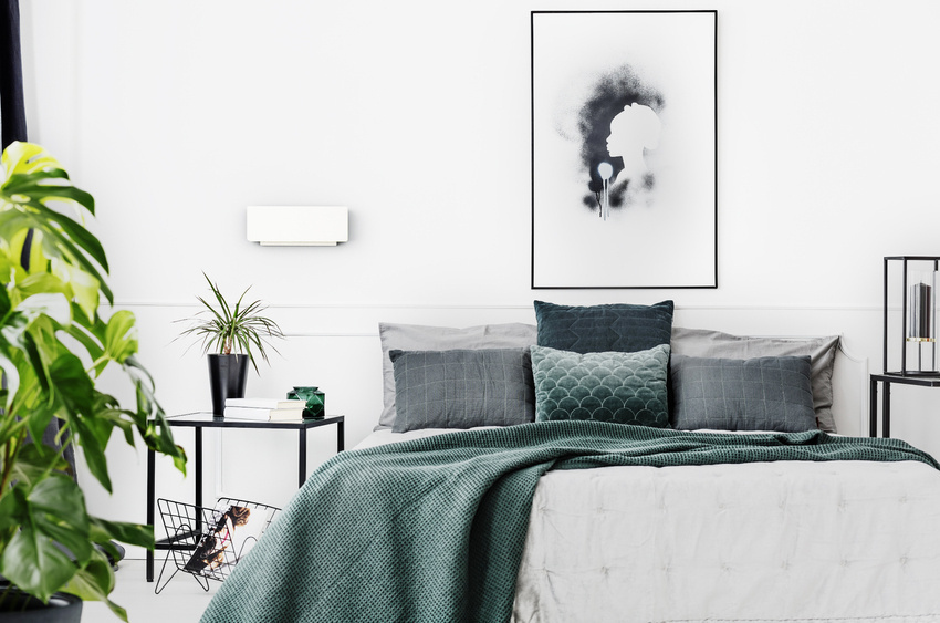 Biały kinkiet LED 10W 4000K doświetlający do salonu LANDER metal