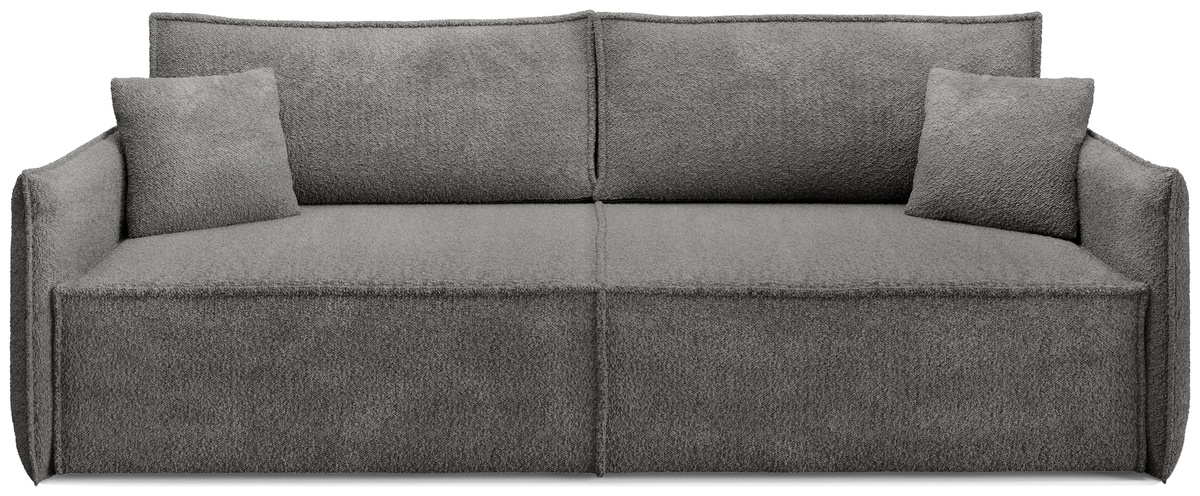 Szara sofa trzyosobowa z funkcją spania rozkładana RIMO