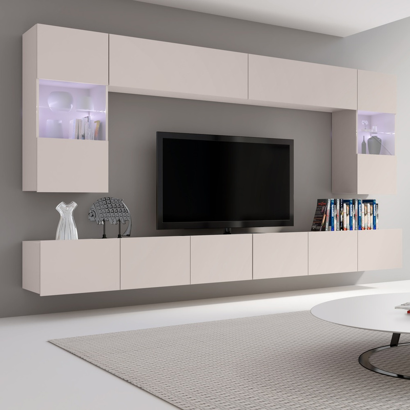 Meblościanka RTV do salonu kaszmir MODERN 1