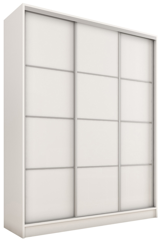 Nowoczesna biała szafa przesuwna 150 cm TOP MAX