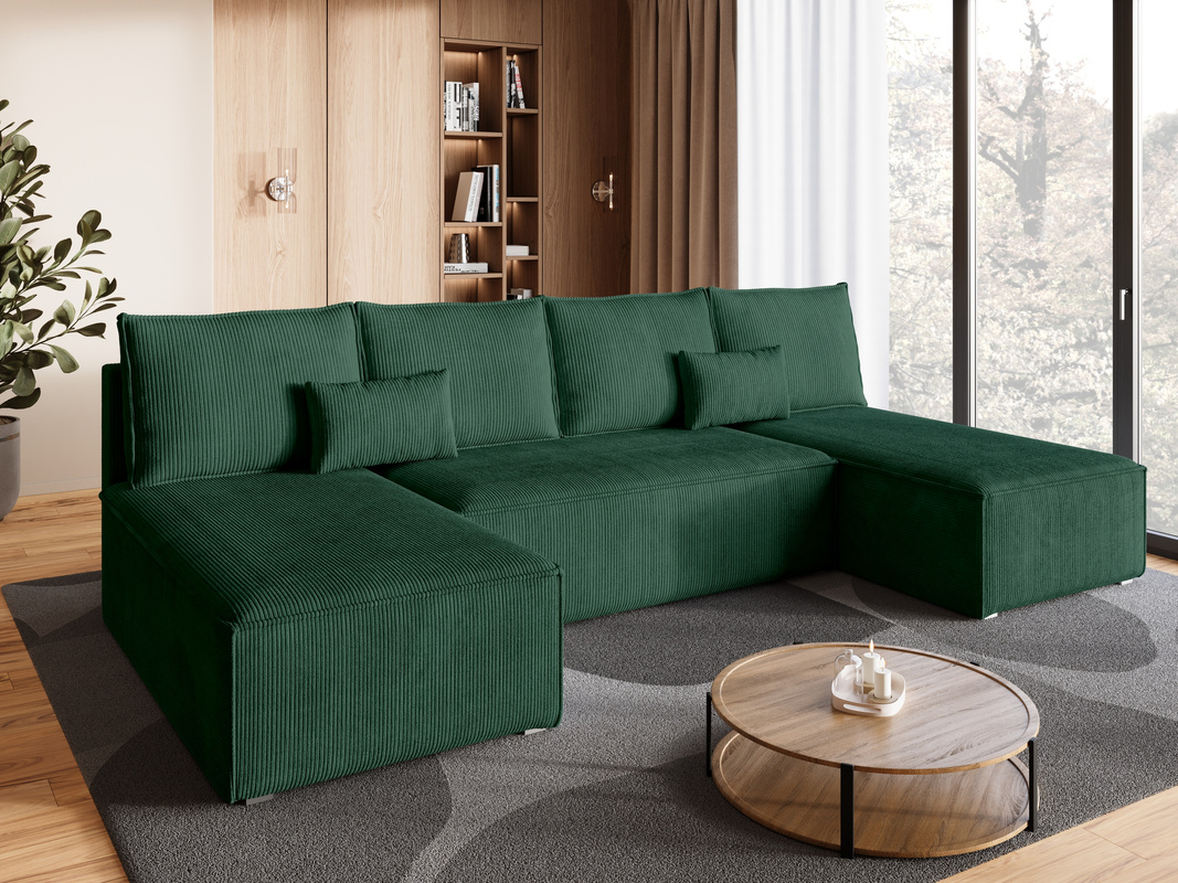 Narożnik U kształtny z funkcją spania do salonu TOP U SLIM