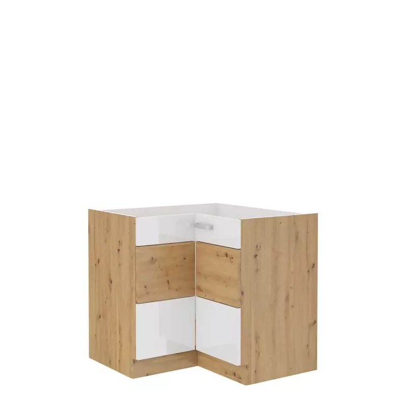 Narożna szafka kuchenna dolna Biały AGATA